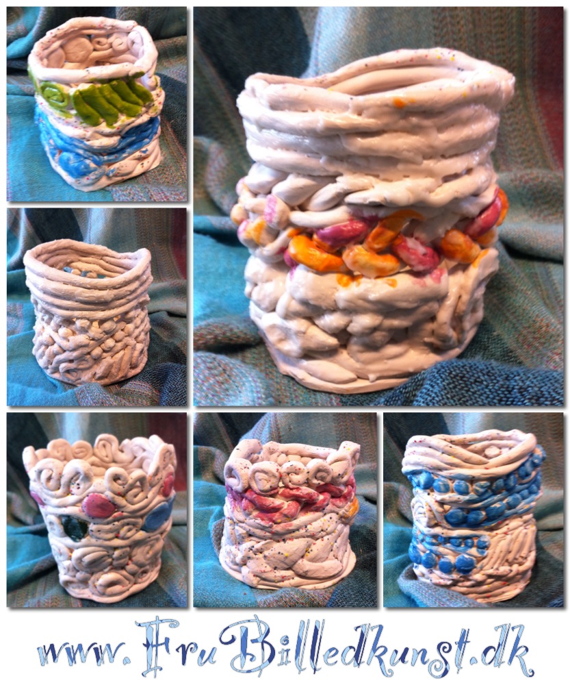 www.FruBilledkunst.dk - coil pots 5th grade